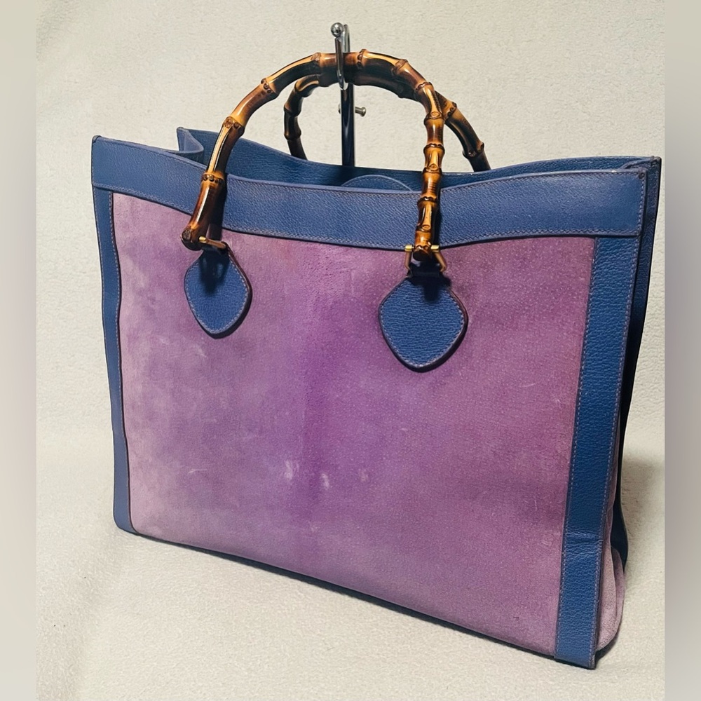 Gucci Diana Suede/Leather Handbag - Picture 6 of 14